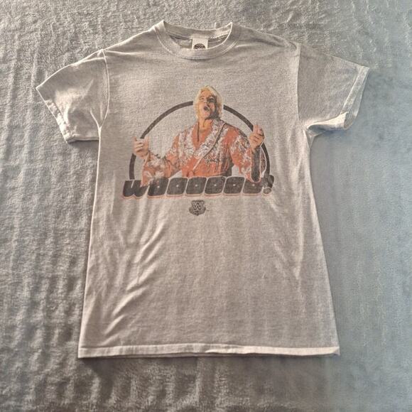 Freeze Other - WWE Ric Flair Grey Small Wrestling T-Shirt WOOOOOO! Vintage 2017 Cotton